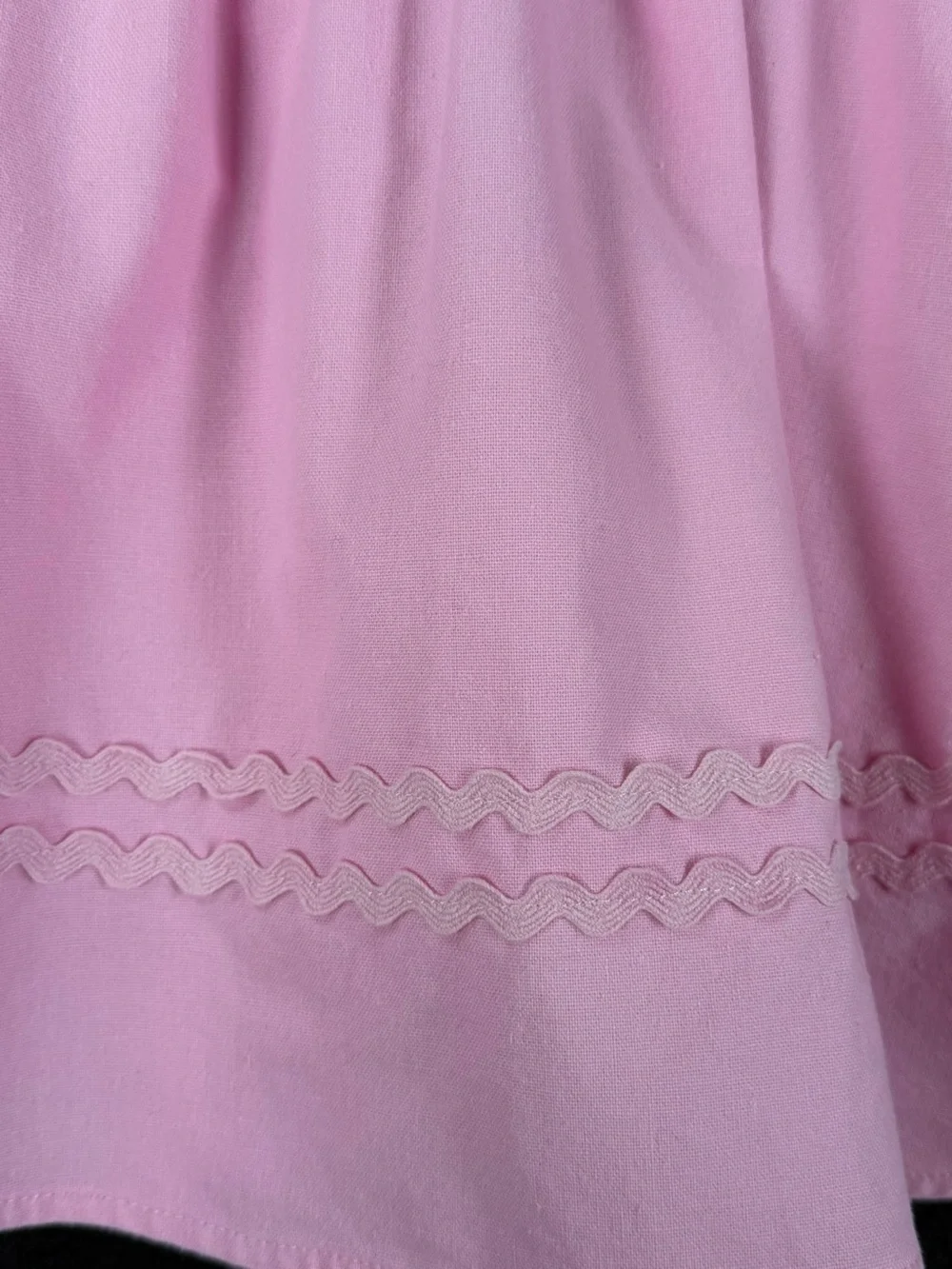 SOUTHERN SMOCKED CO Tie Shoulder Linen Cotton Dress - 2T